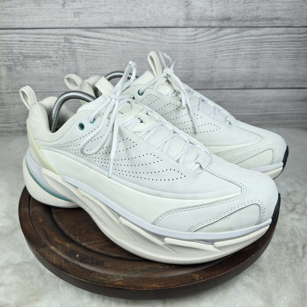 HOKA Elevon X White Cosmic Grey Comfort Running Sneaker Mens Sz 10M Womens Sz 11